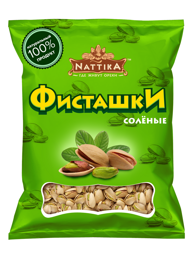 Фисташки соленые NATTIKA "Штурвал" 25гр/35