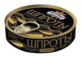 Шпроты в масле ключ "Штурвал" 160гр/36