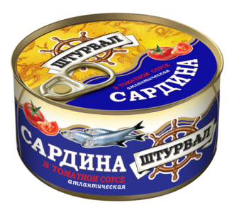 Сардина в Т/С КЛЮЧ "Штурвал" 185гр/24