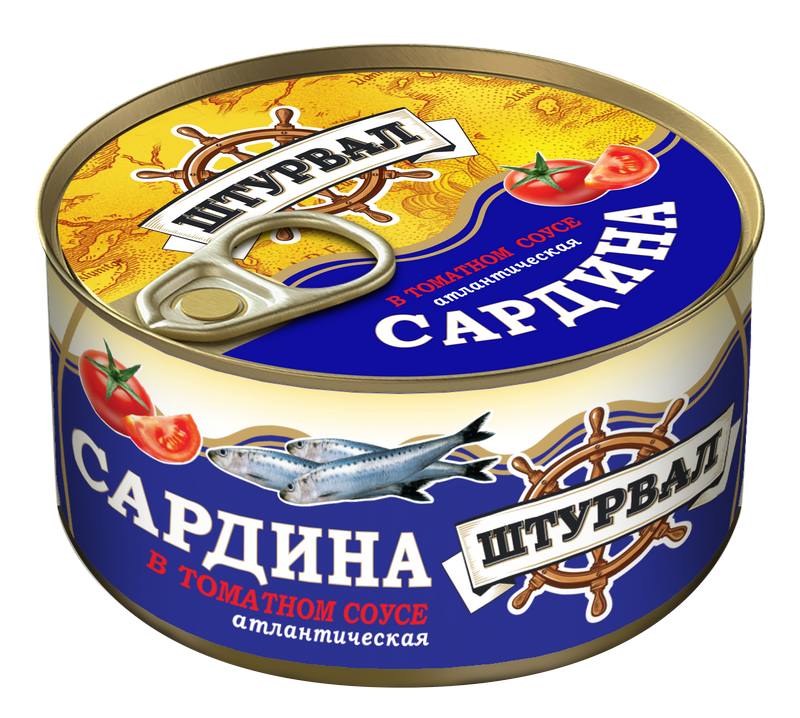 Сардина в Т/С КЛЮЧ "Штурвал" 185гр/24