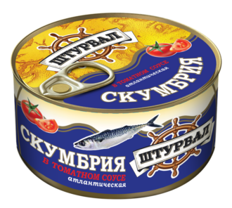 Скумбрия в Т/С КЛЮЧ "Штурвал" 185гр/24