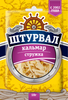 Кальмар сол. сушеный 18гр/80