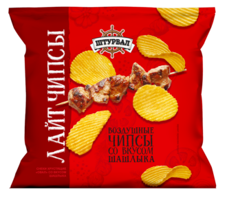 Чипсы CHIPS Lite ШАШЛЫК "Штурвал" 20 гр/30