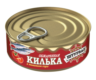 Килька  Балтийская ОБЖАР. В Т/С ключ "Штурвал" 240гр/48