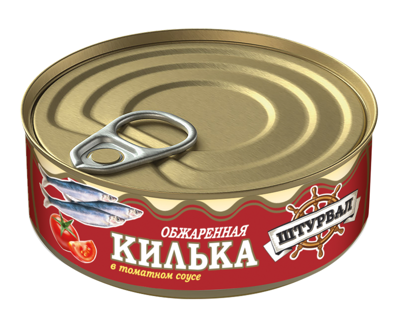 Килька  Балтийская ОБЖАР. В Т/С ключ "Штурвал" 240гр/48