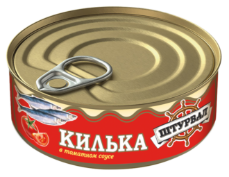 Килька Балтийская в Т/С КЛЮЧ "Штурвал" 240гр/48