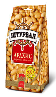 Арахис жаренный солёный "Штурвал" 90 гр/12