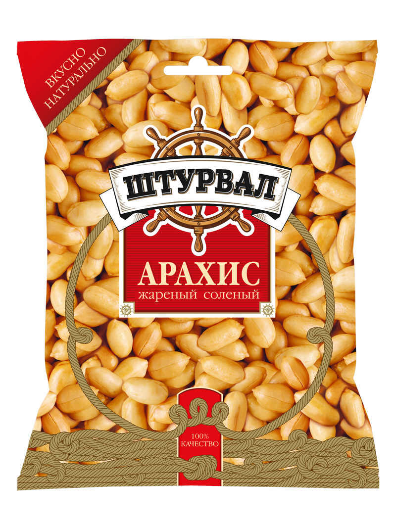 Арахис жаренный солёный "Штурвал" 30 гр/30
