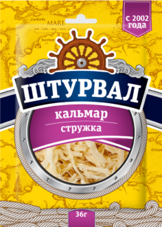 Кальмар сол. сушеный 36гр/40