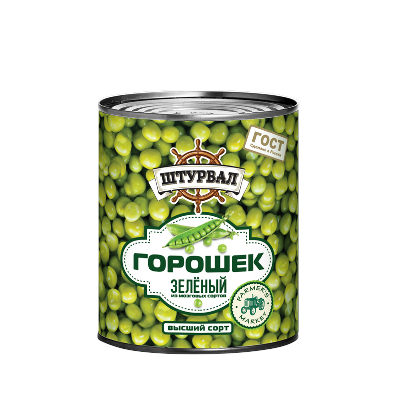 Горошек  В/С "Штурвал" 400гр/12