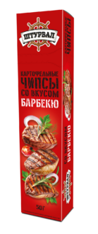 чипсы пластины барбюке 50 гр/25