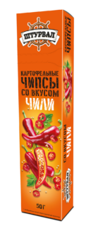 чипсы пластины Чили  50 гр/25