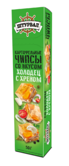 чипсы пластины холодец 50 гр/25