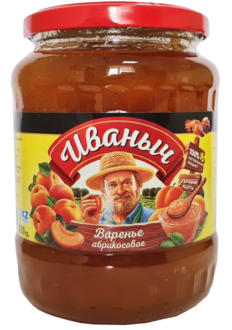 Варенье "Иваныч" АБРИКОС 830 гр/12