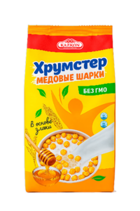 Готовый завтрак «Хрумстер» шарики медовые 180гр /10(026)