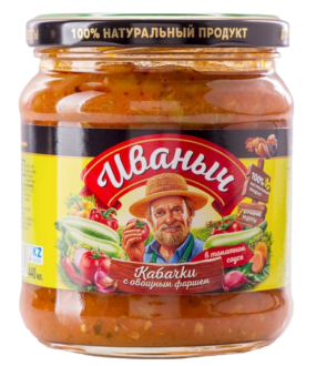 КАБАЧКИ "Иваныч"с овощ.фаршем 440 гр/12