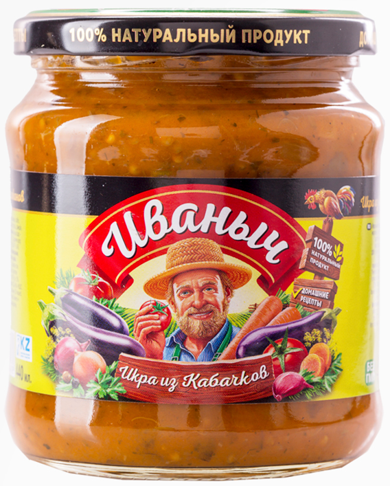Икра "Иваныч" КАБАЧКОВАЯ 440 гр/12