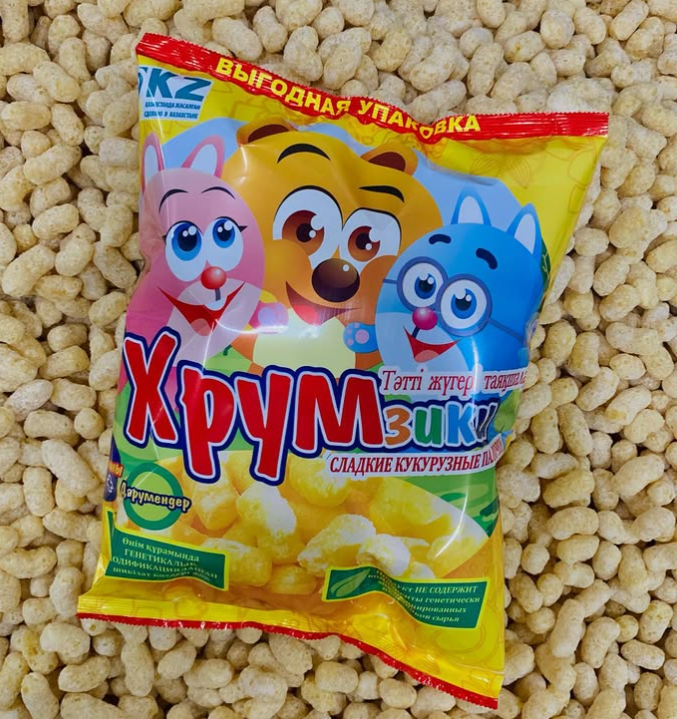 Кукурузные сладкие палочки "Хрумзики 50гр / 36