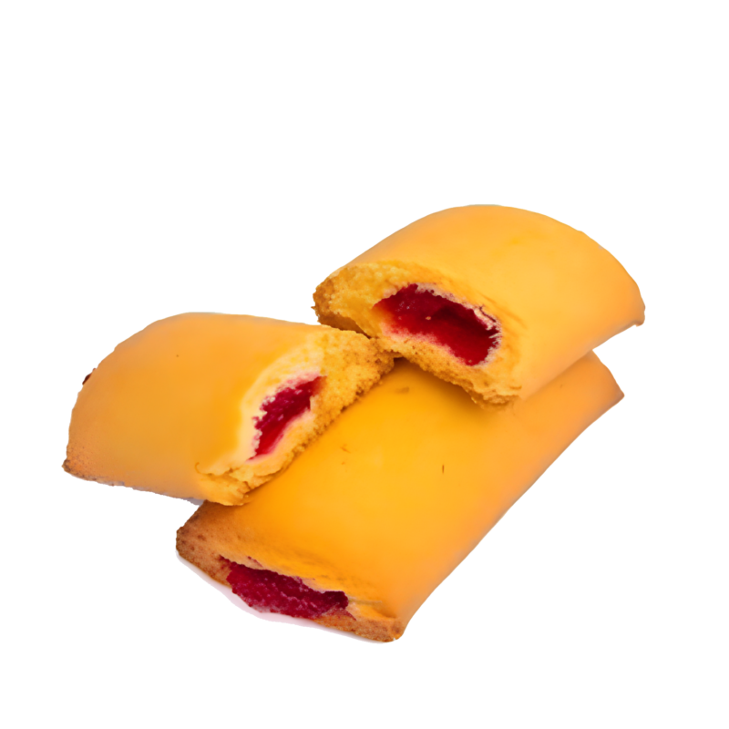 Лакомка песочное печенье с начинкой малина 700 гр (127)