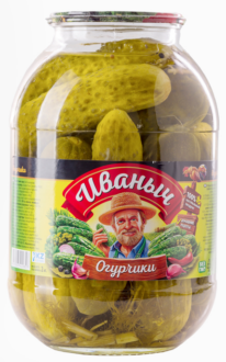 Огурчики "Иваныч" маринованные 2 л/4