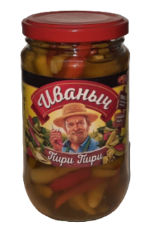 Перец"Пири Пири" горький  ИВАНЫЧ марин 340 гр/12