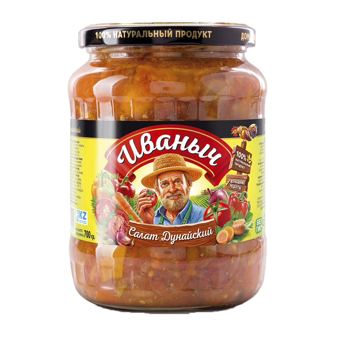 Салат "Иваныч" ДУНАЙСКИЙ 700 гр/12