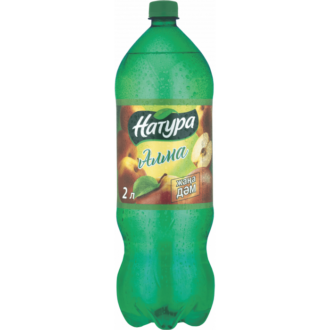 Натура Яблоко 2л (газ) /6