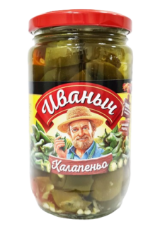 Перец горький маринованный Халапеньо 350 грамм