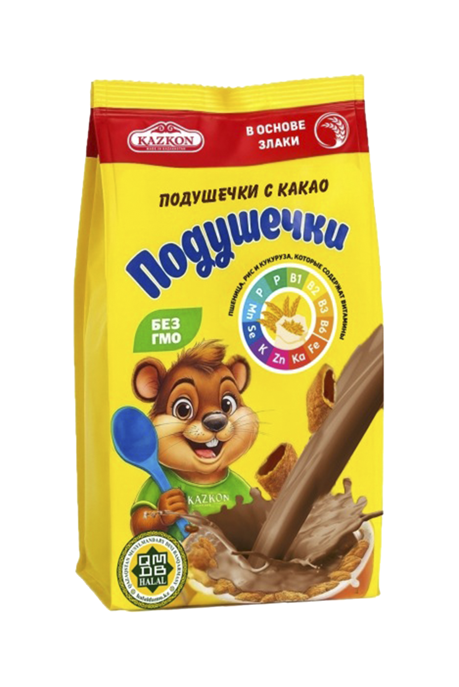 Подушечки с Какао начинкой  250гр/10 (141)