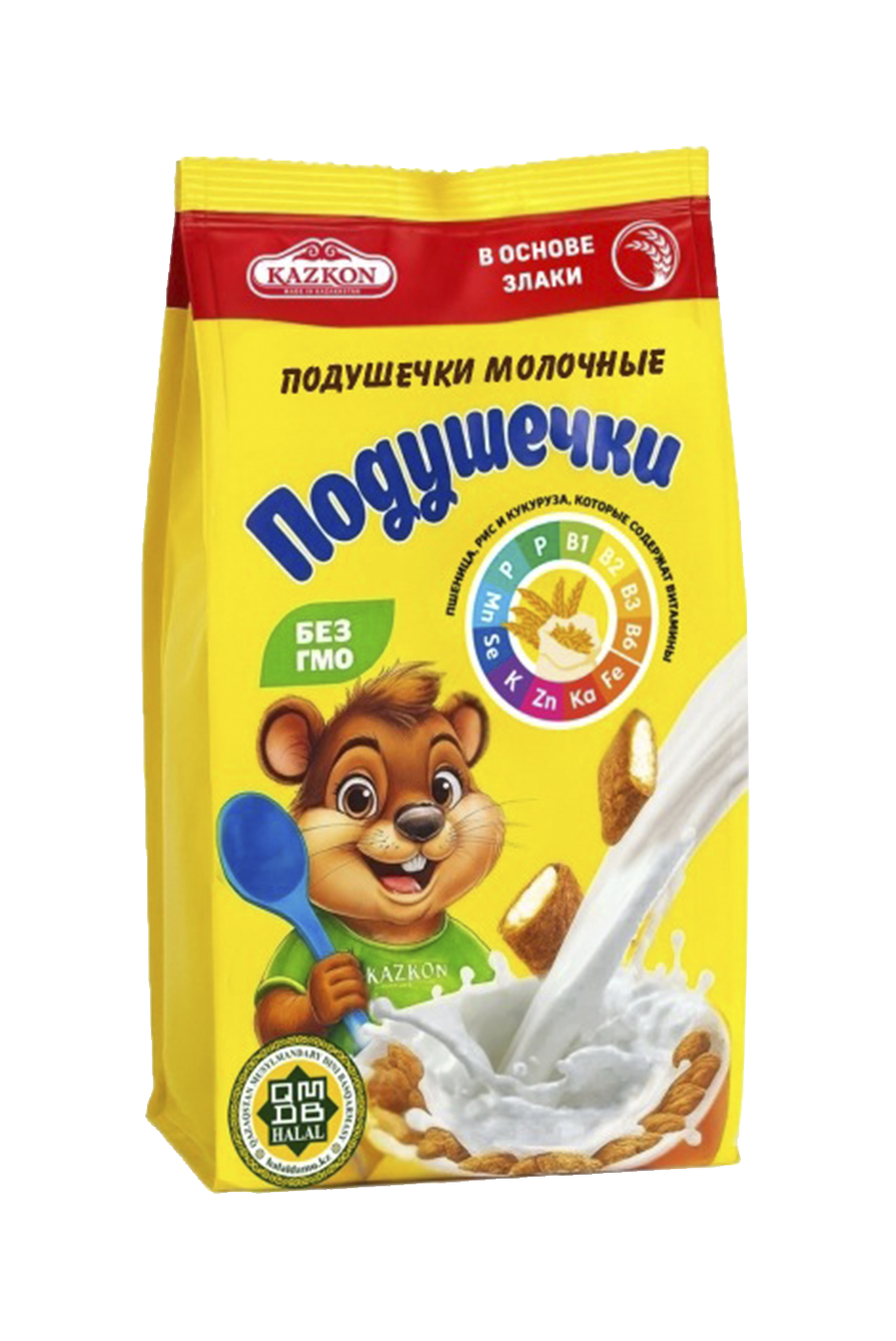 Подушечки с Молочной начинкой  250гр/10 (140)