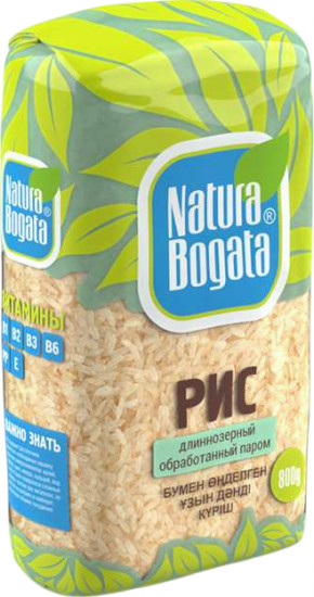 Рис Обработанный паром  800 гр /12