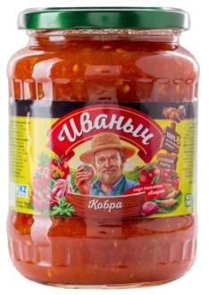 Кобра"Иваныч"соус томатно-овощной 700 гр/12