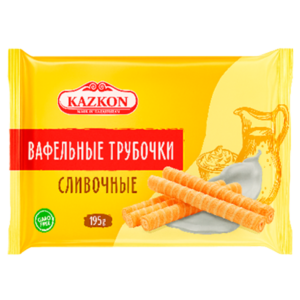 Вафельные трубочки «Сливочные» 195 гр  / 20