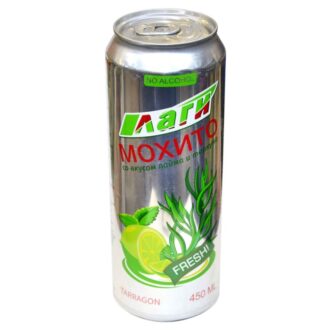 ЛАГИ МОХИТО ТАРХУН со вкусом лайма и тархуна  ж/б,  0,450 л./12